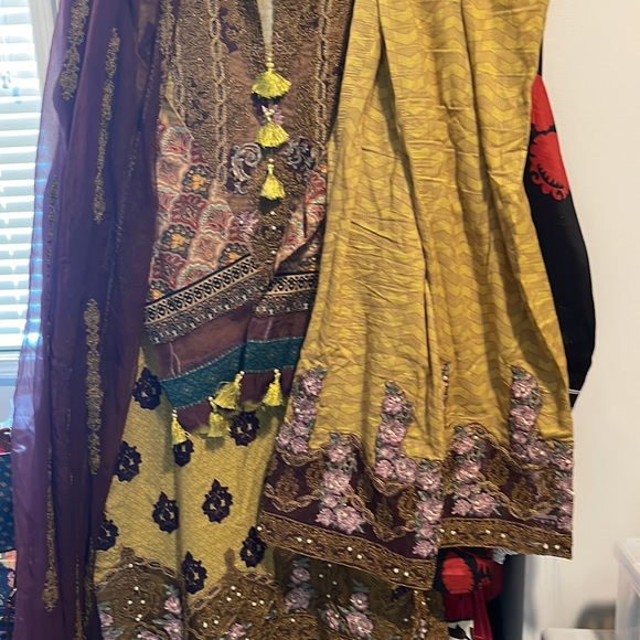 Pakistani shalwar kameez designer Asim Jofa original eid sana safinaz Limelight - Picture 12 of 17